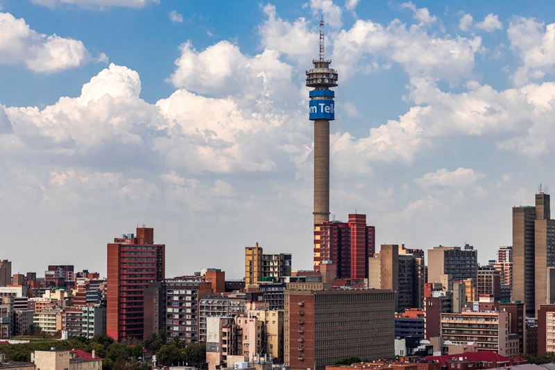 Johannesburg city centre South Africa